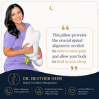 Lünely Cervical Cloud Pillow – Premium Memory Foam Support for Chronic Neck Pain