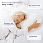 Lünely Cervical Cloud Pillow – Premium Memory Foam Support for Chronic Neck Pain